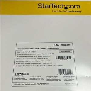 StarTech.com Universal Privacy Filter for 14" Laptops